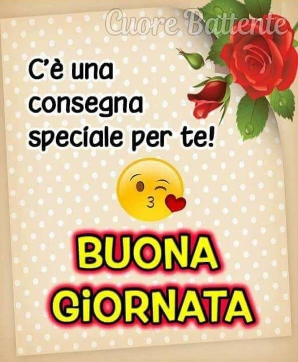 Buona giornata a te