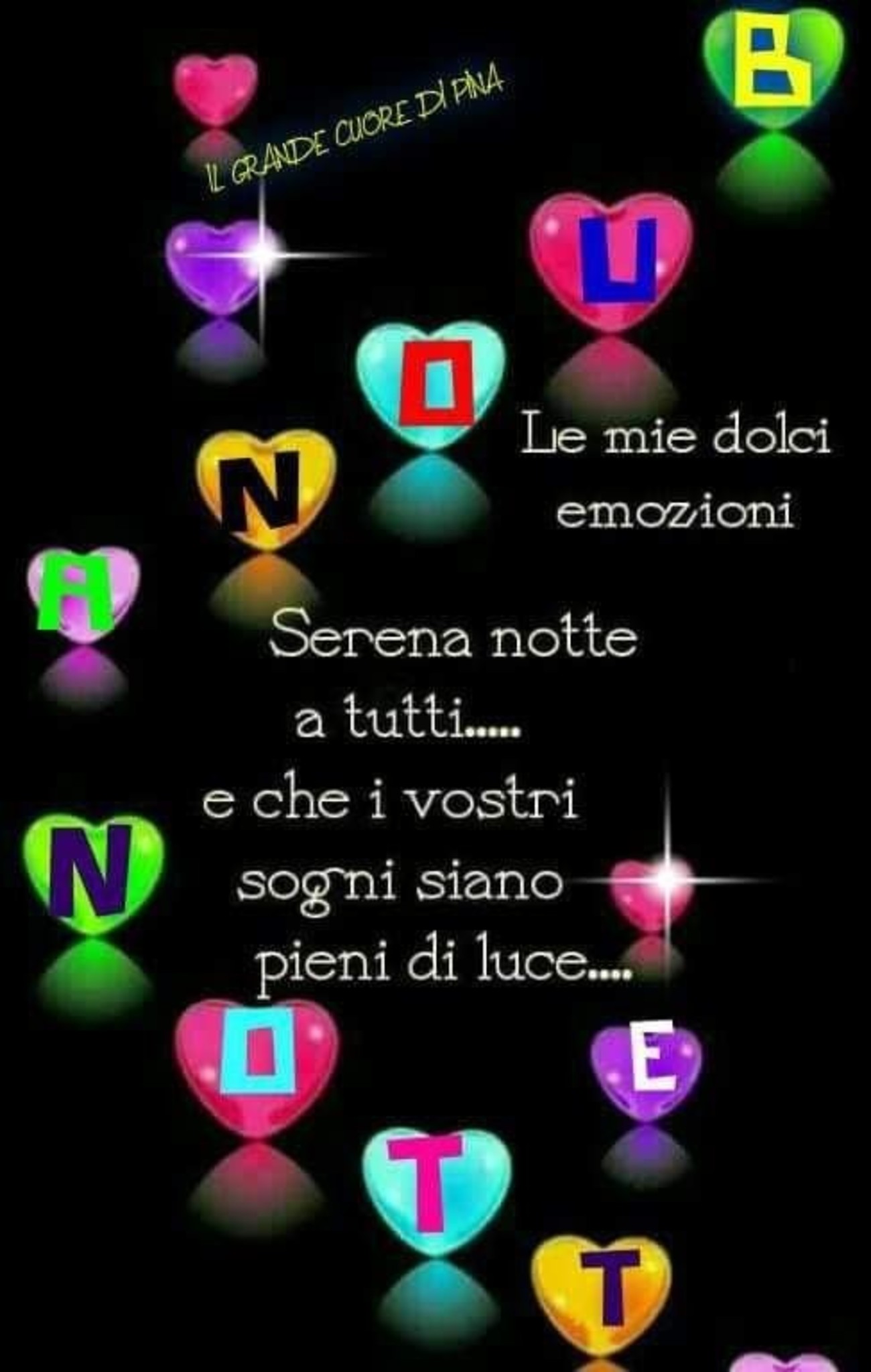 Buonanotte con belle frasi immagini