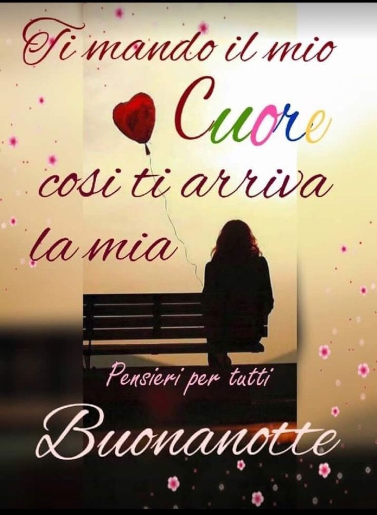 Buonanotte con il cuore immagini