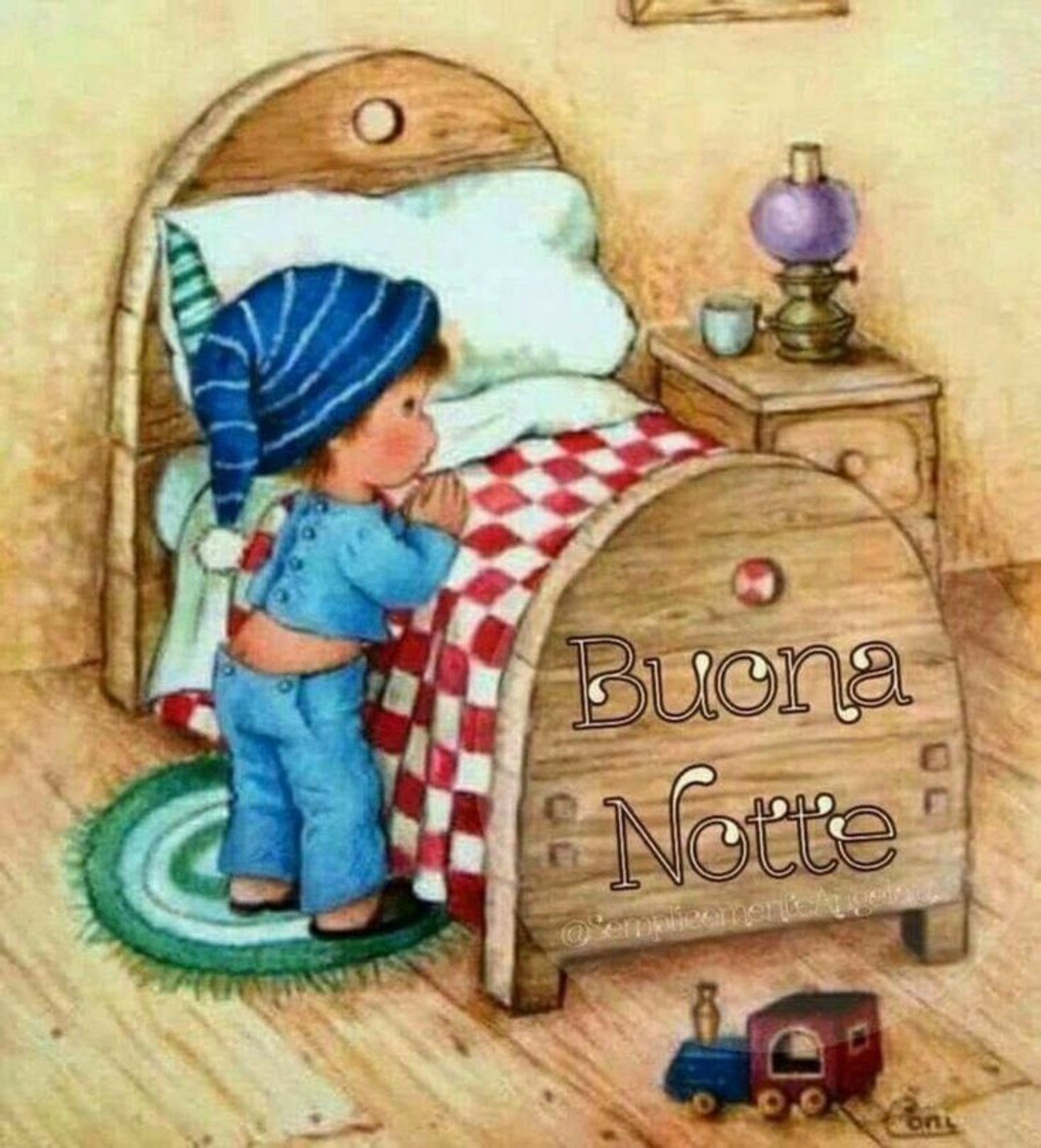 Buonanotte con immagine