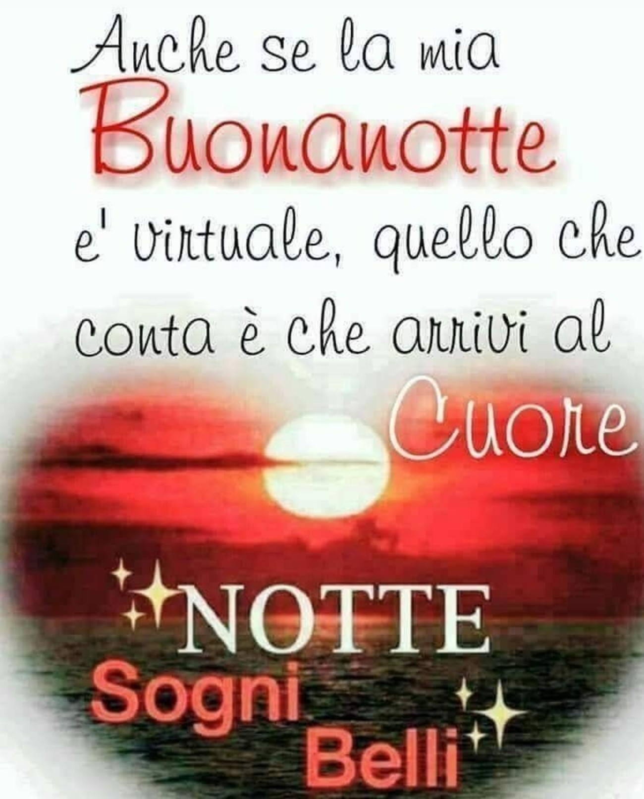 Buonanotte e sogni belli