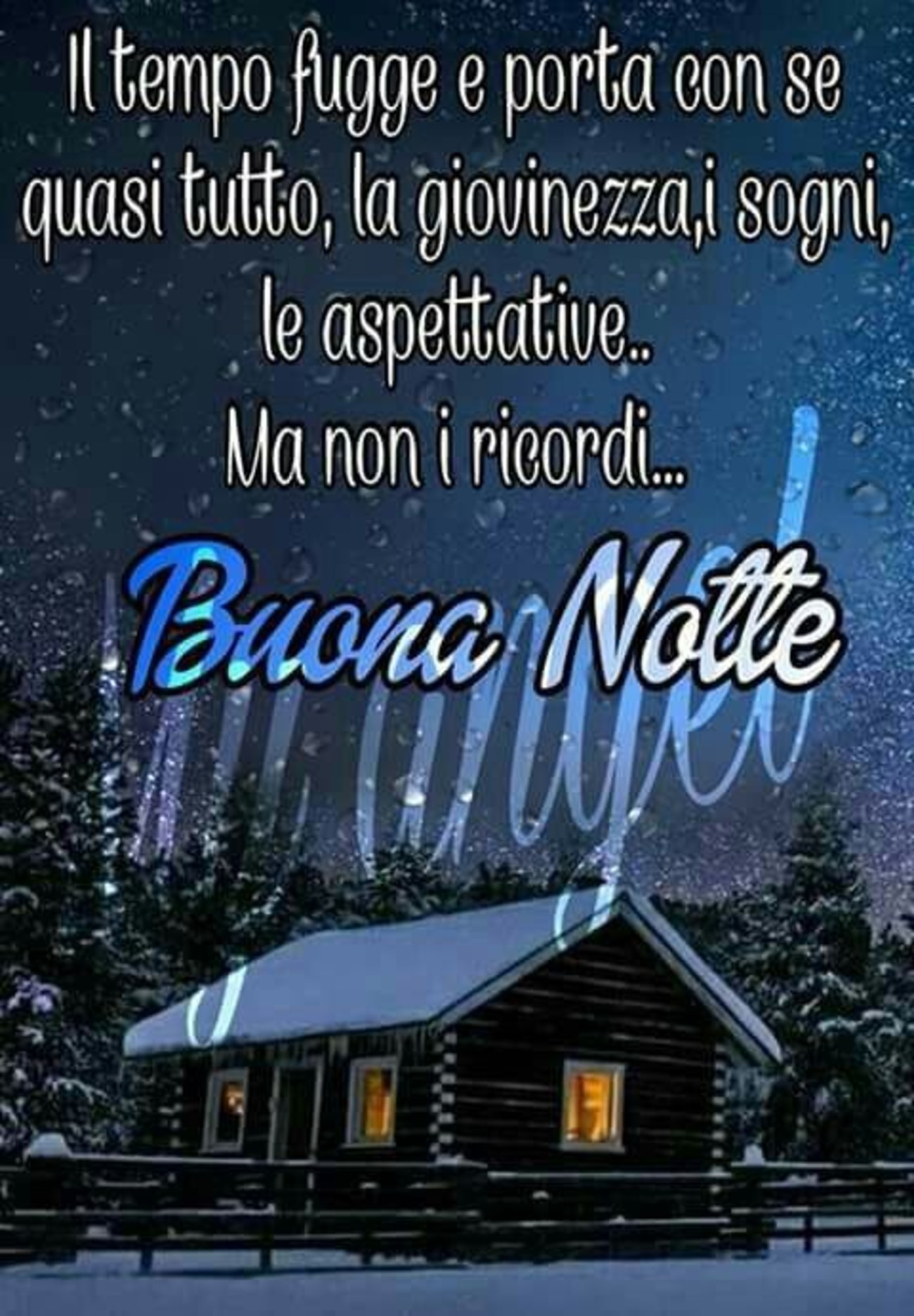 Risultati immagini per buonanotte invernale