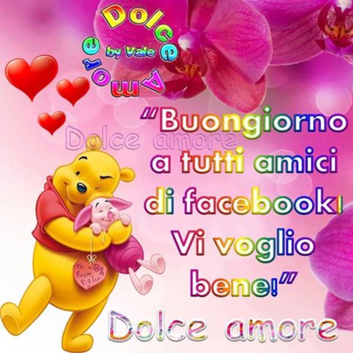 Buongiorno a tutti i miei amici