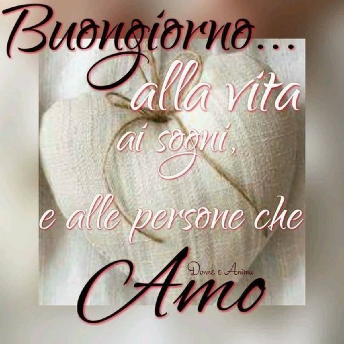 Buongiorno amore