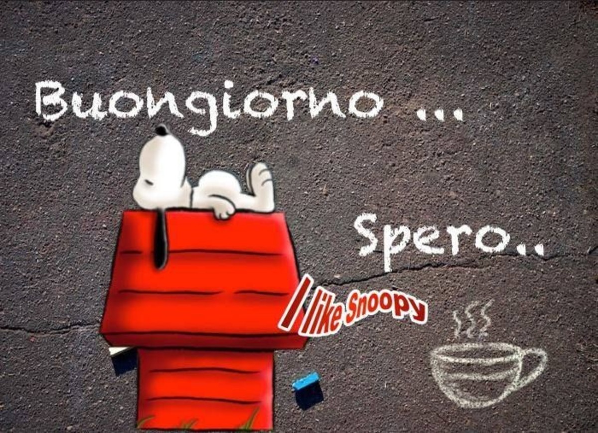 Buongiorno con Snoopy (3)