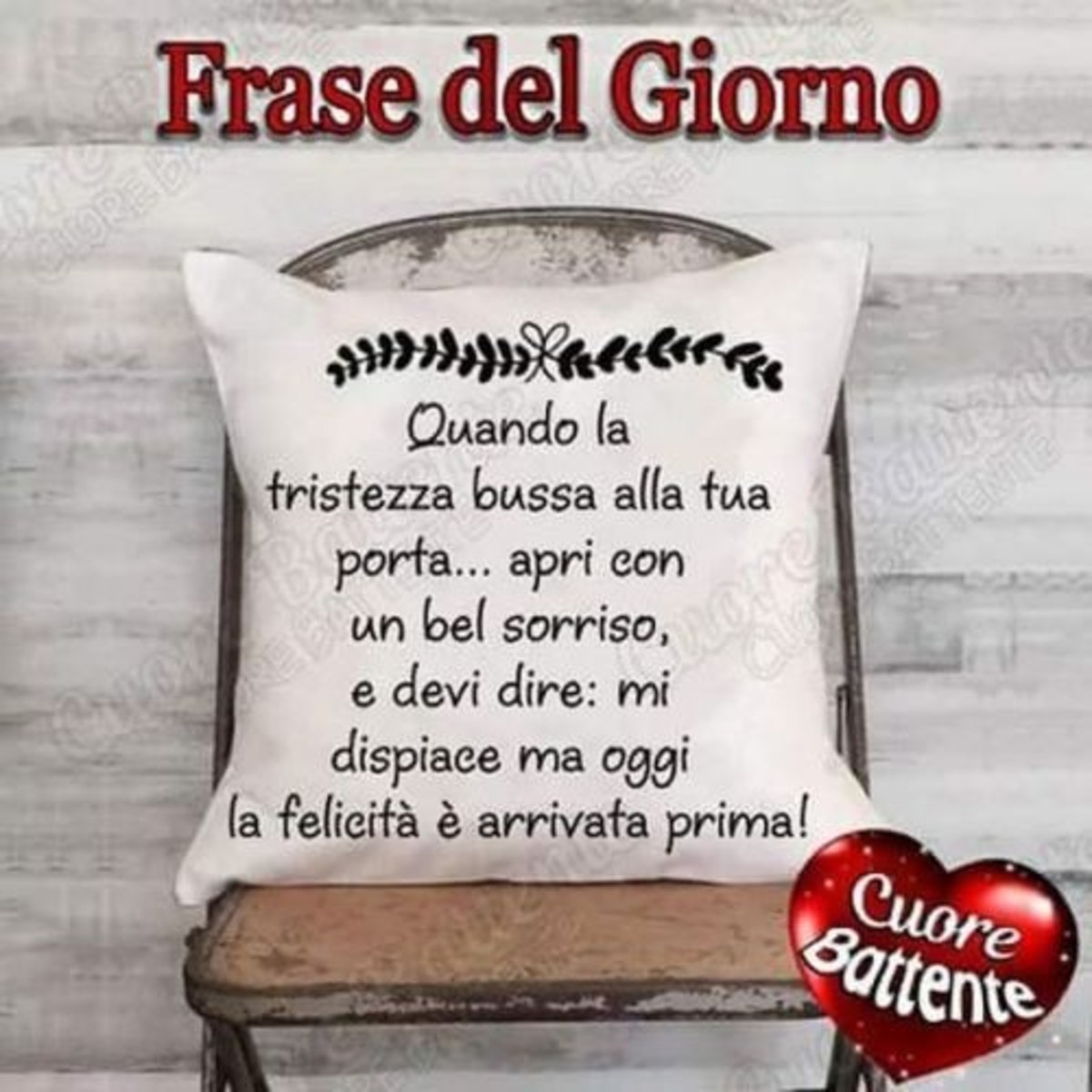 Buongiorno con frase del giorno