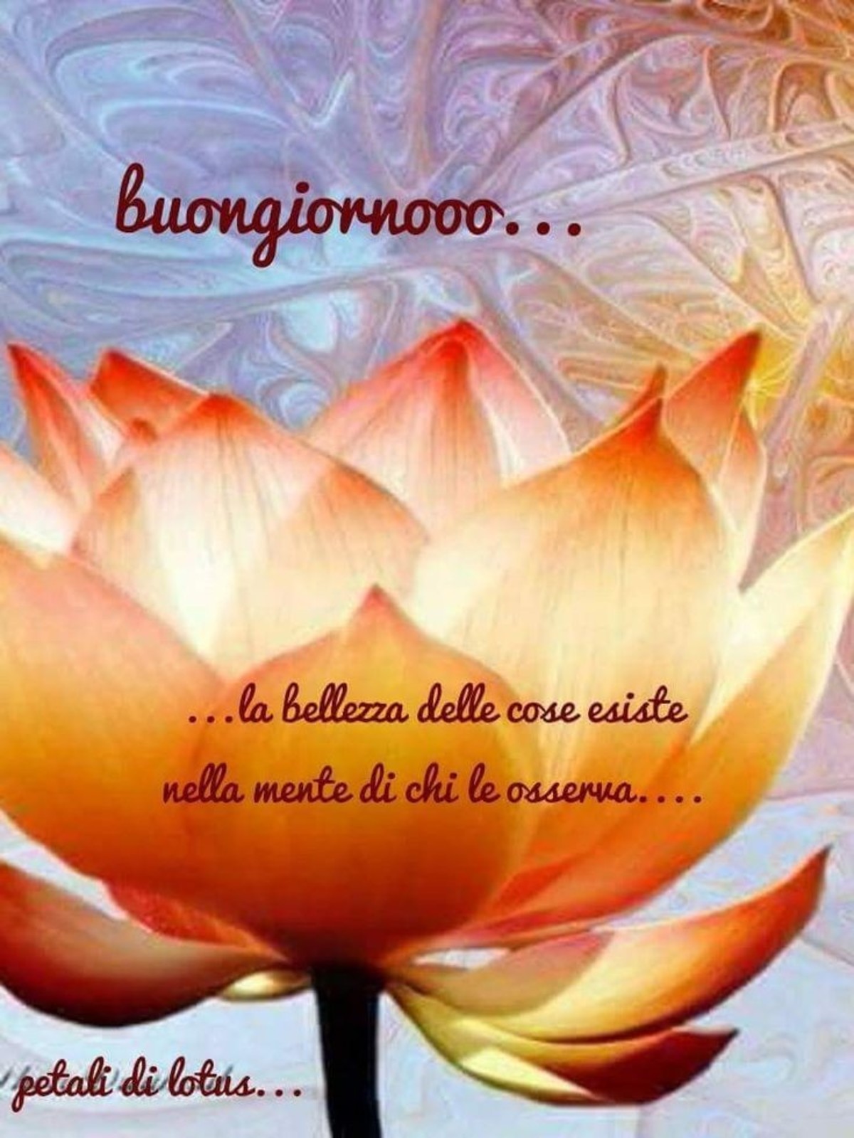 Buongiorno con frasi bellissime