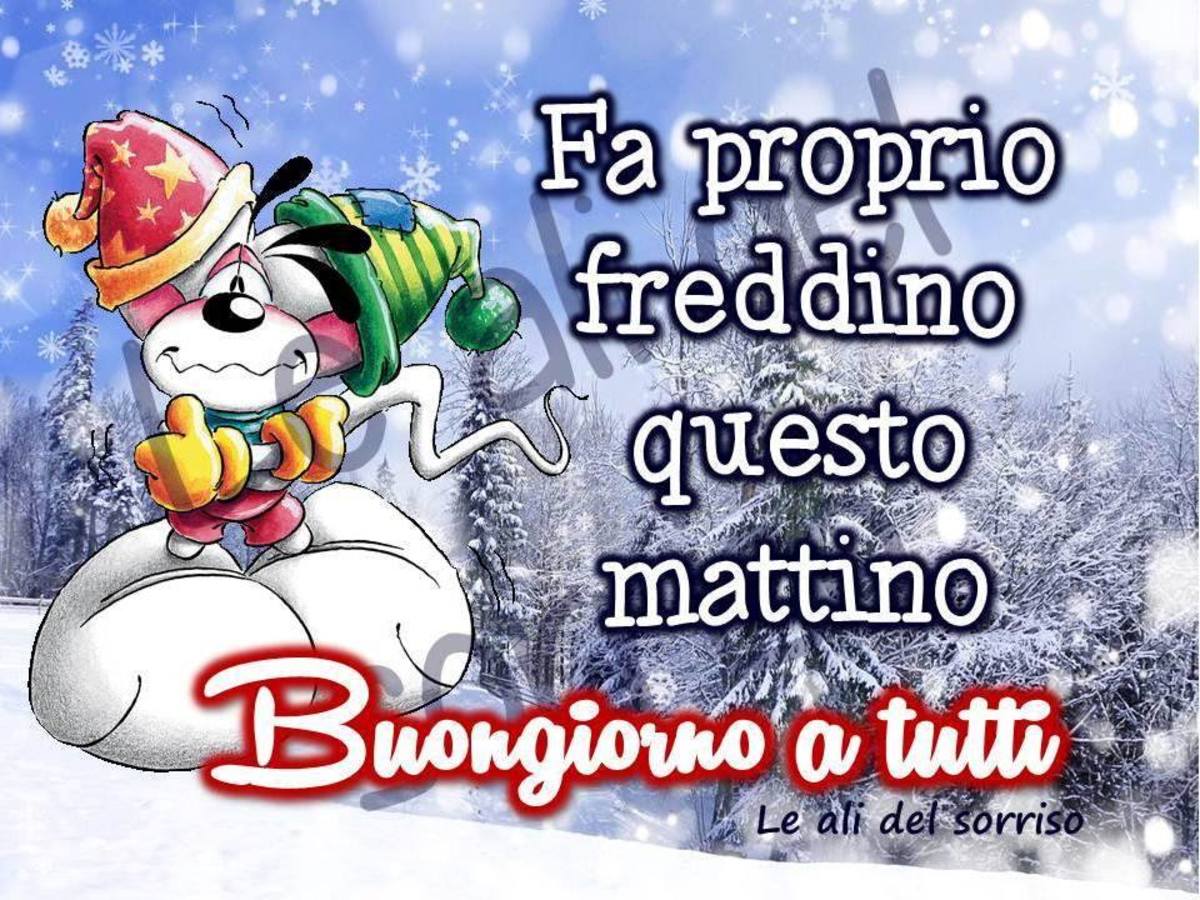 Buongiorno con freddo