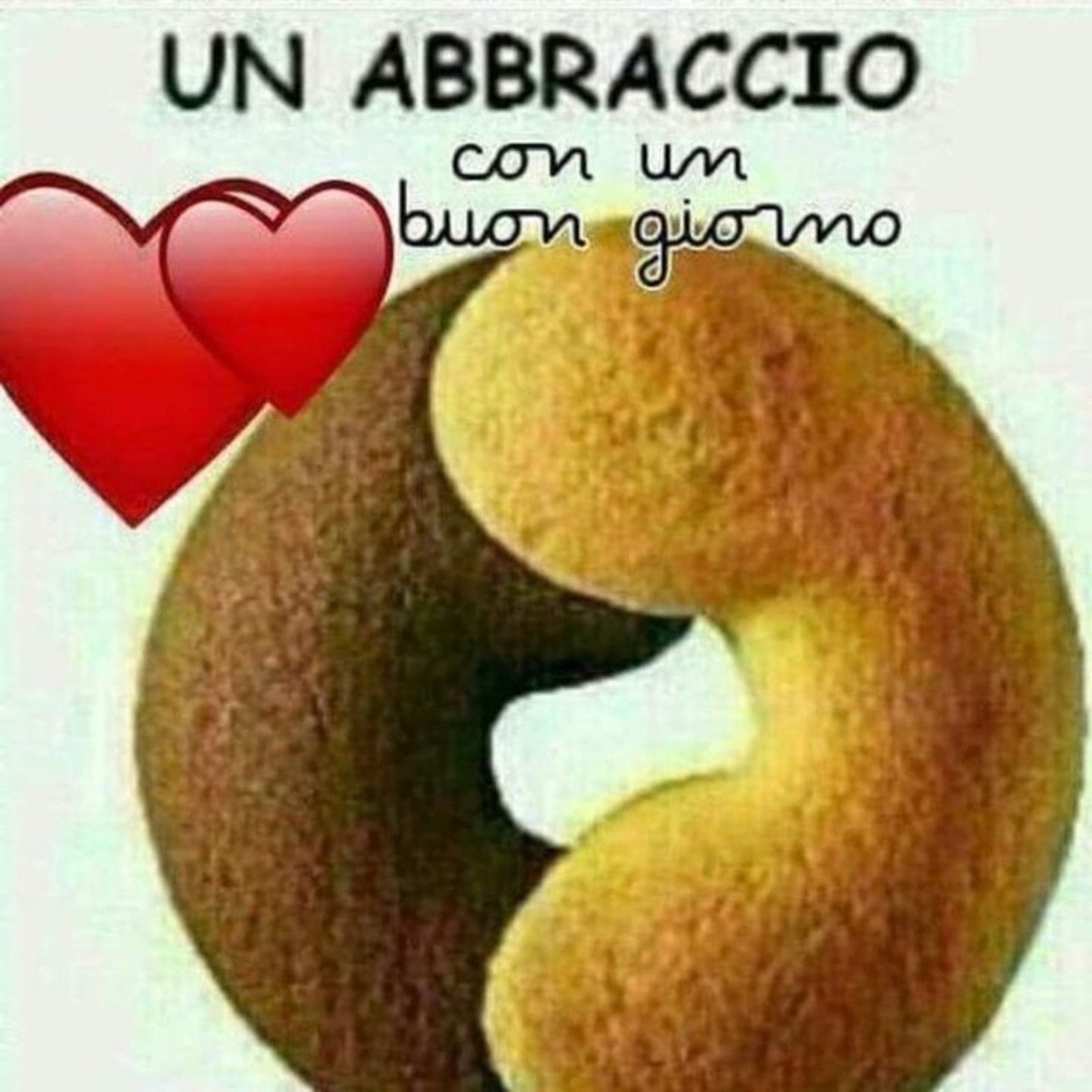 Buongiorno con un abbraccio