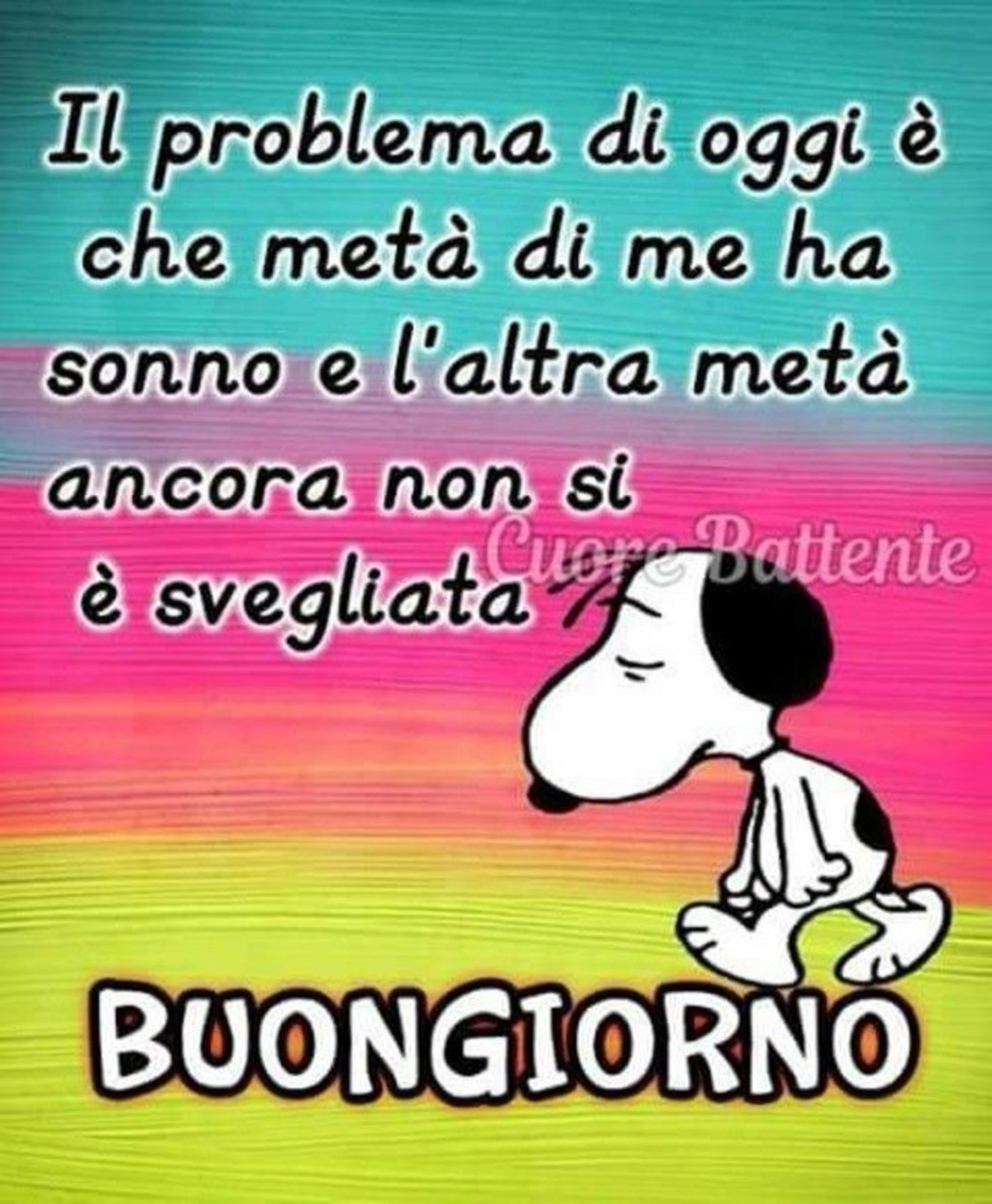 Buongiorno da ridere con Snoopy