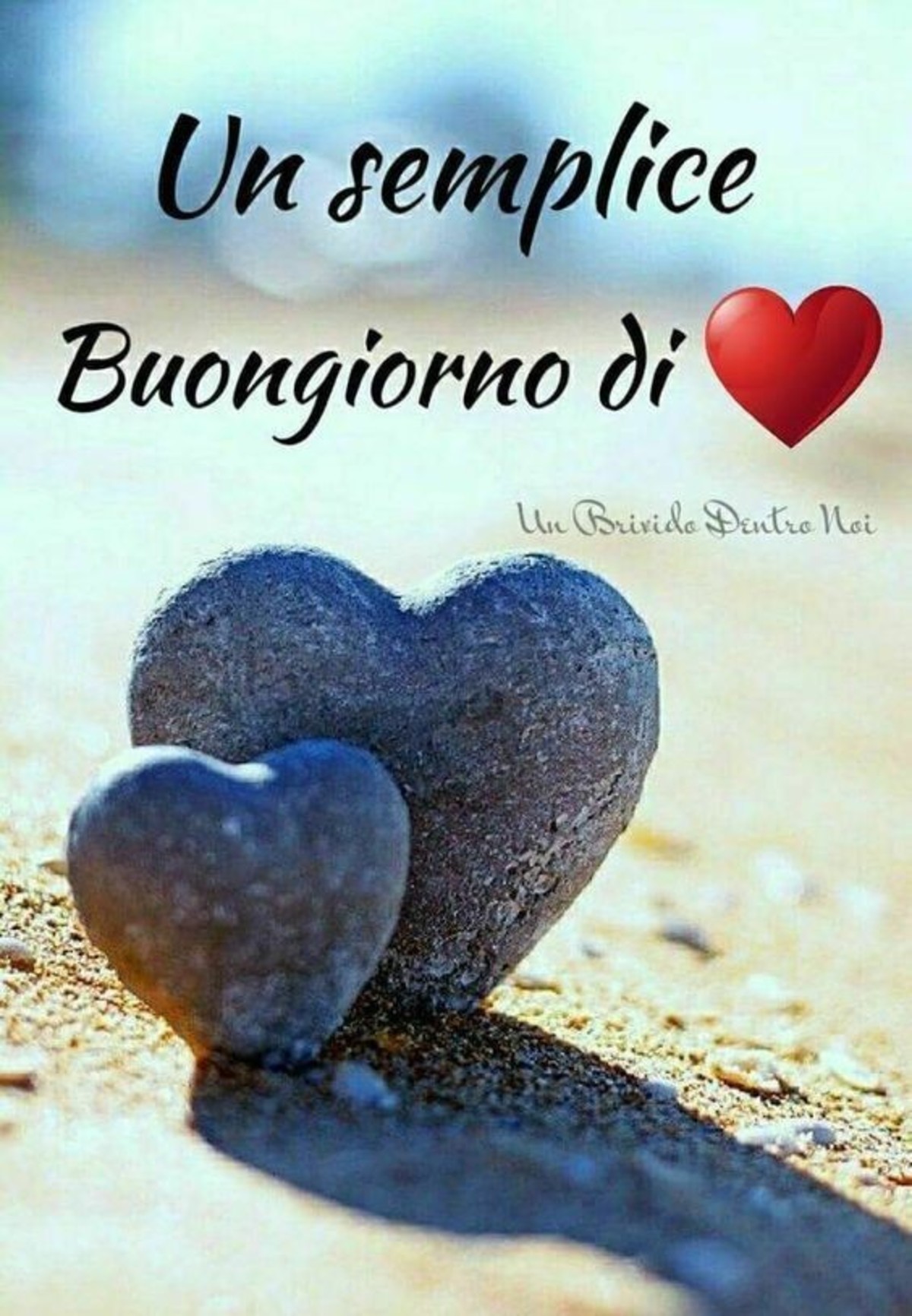 Un semplice buongiorno di cuore