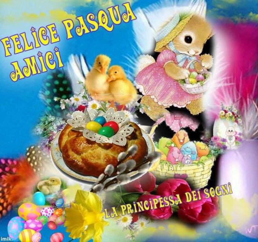 Buona Pasqua cartoline di auguri gratis (1)