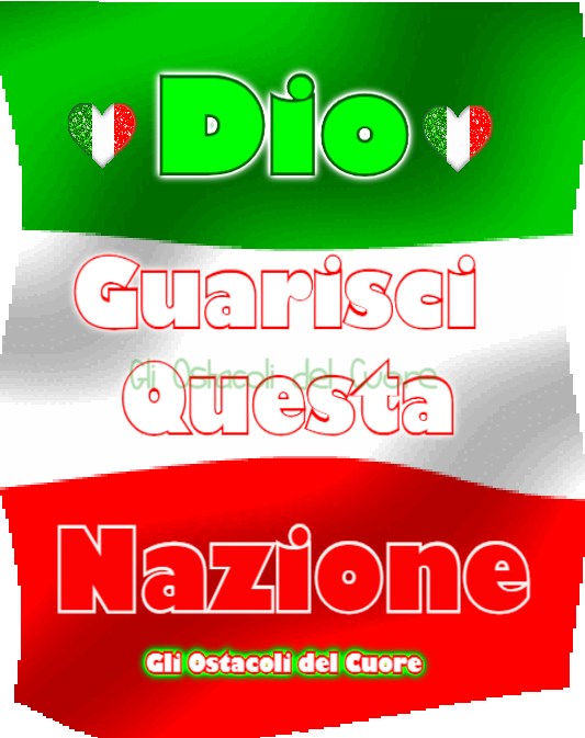 Dio guarisci questa Nazione frasi