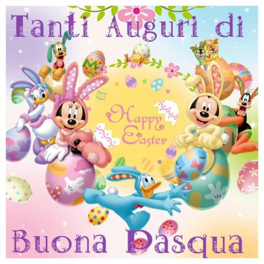 Immagini Disney Buona Pasqua (2)