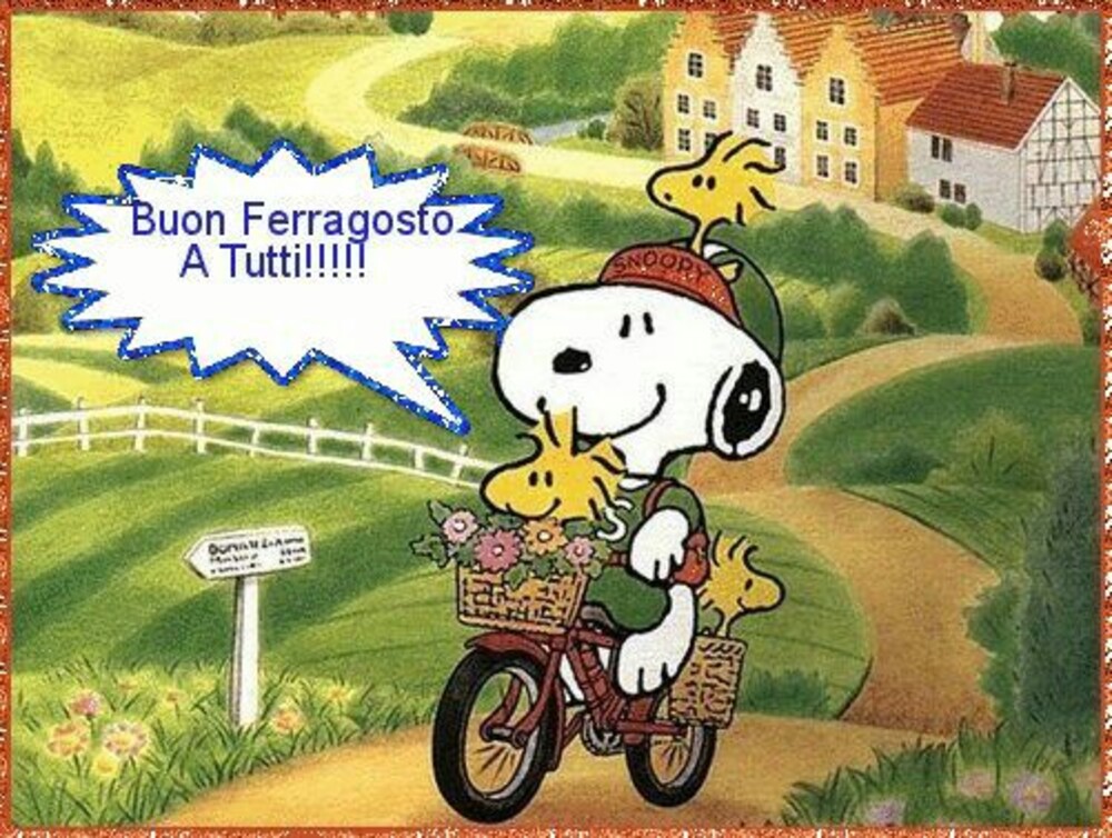 Buon Ferragosto Snoopy (1)