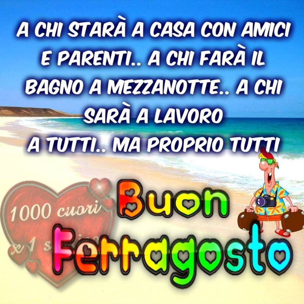 Frasi belle per auguri di Buon Ferragosto (4)