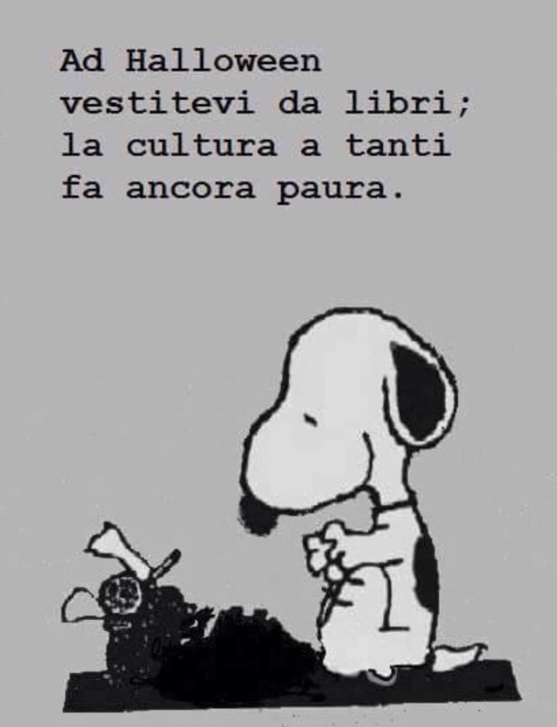 Frasi di Halloween con Snoopy