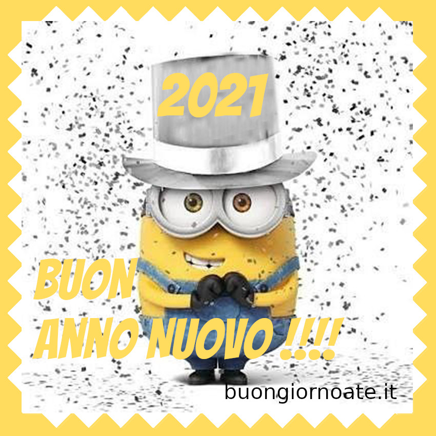 Minions Buon Anno Nuovo 2021 Auguri