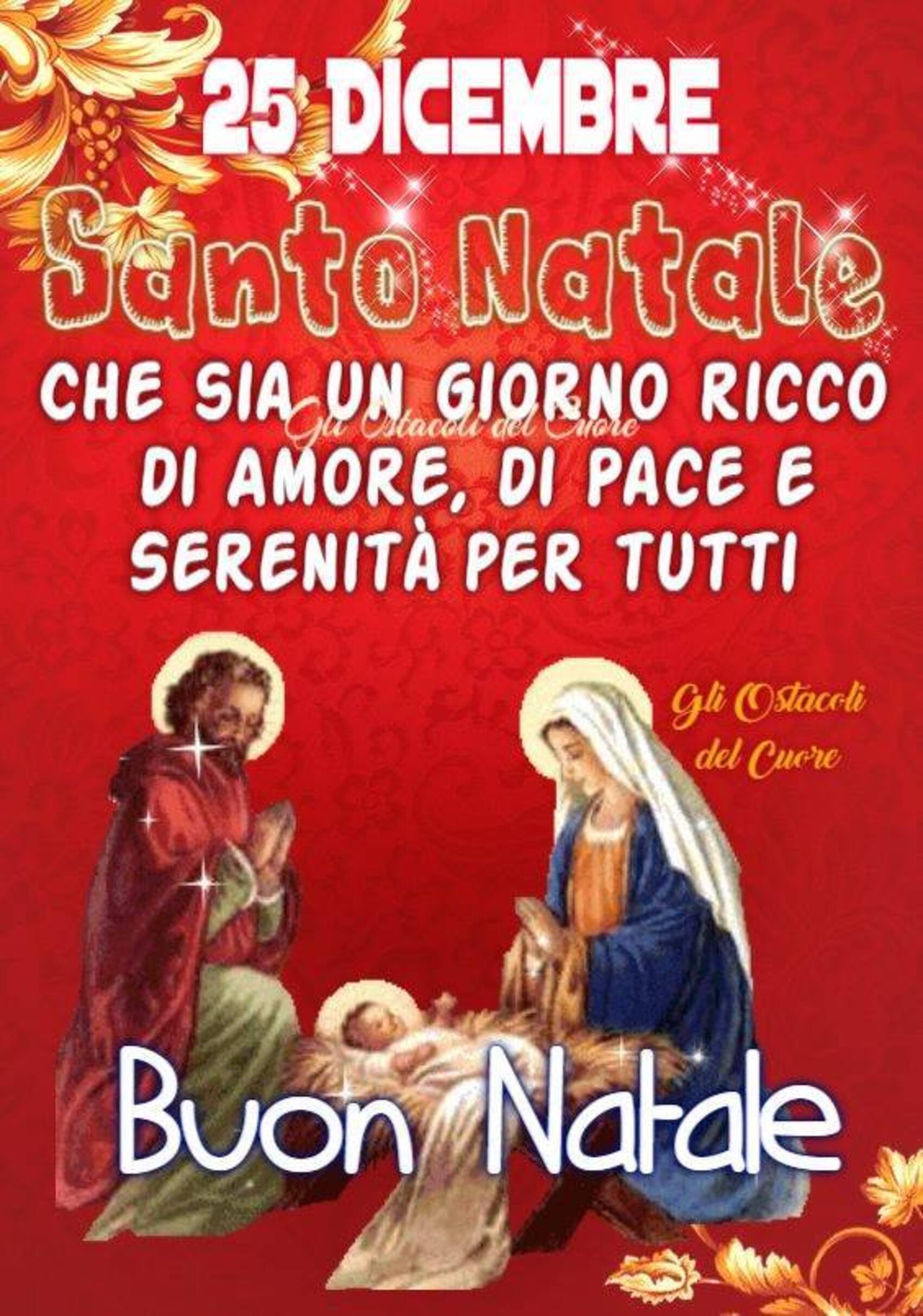 25 dicembre Santo Natale