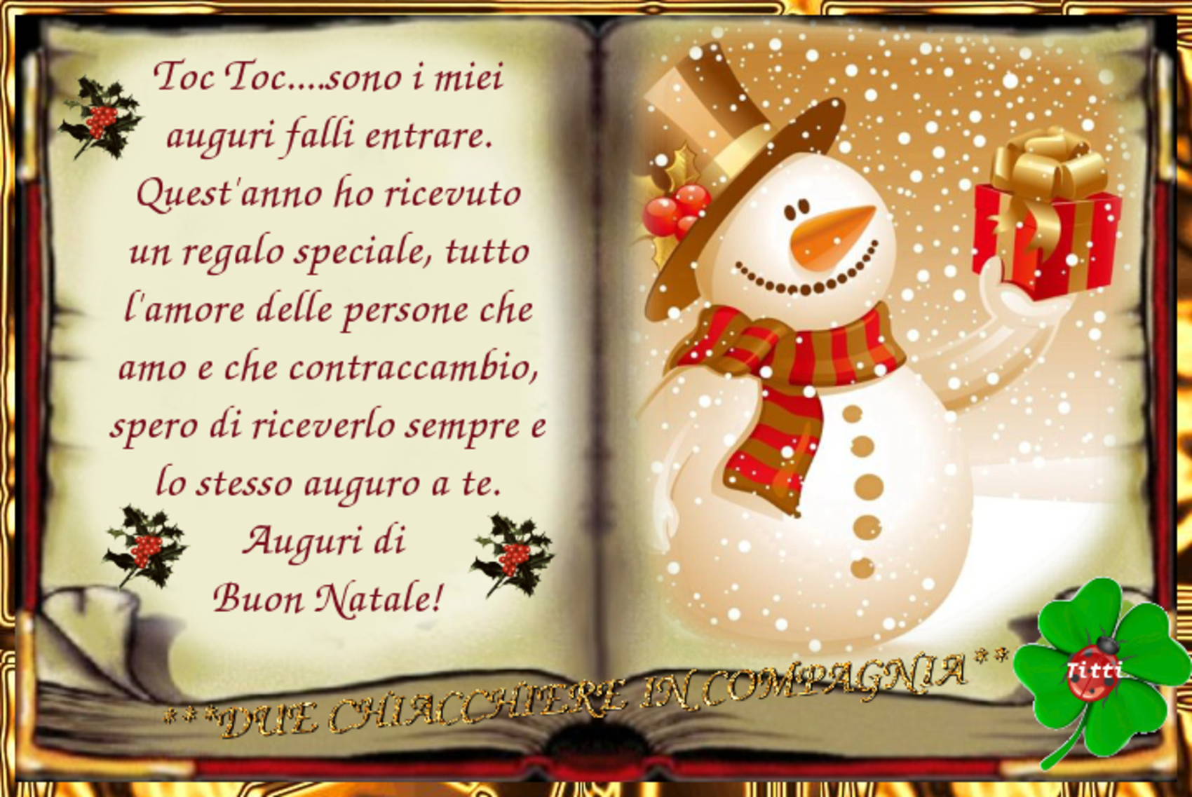 Auguri di buon Natale nuove cartoline