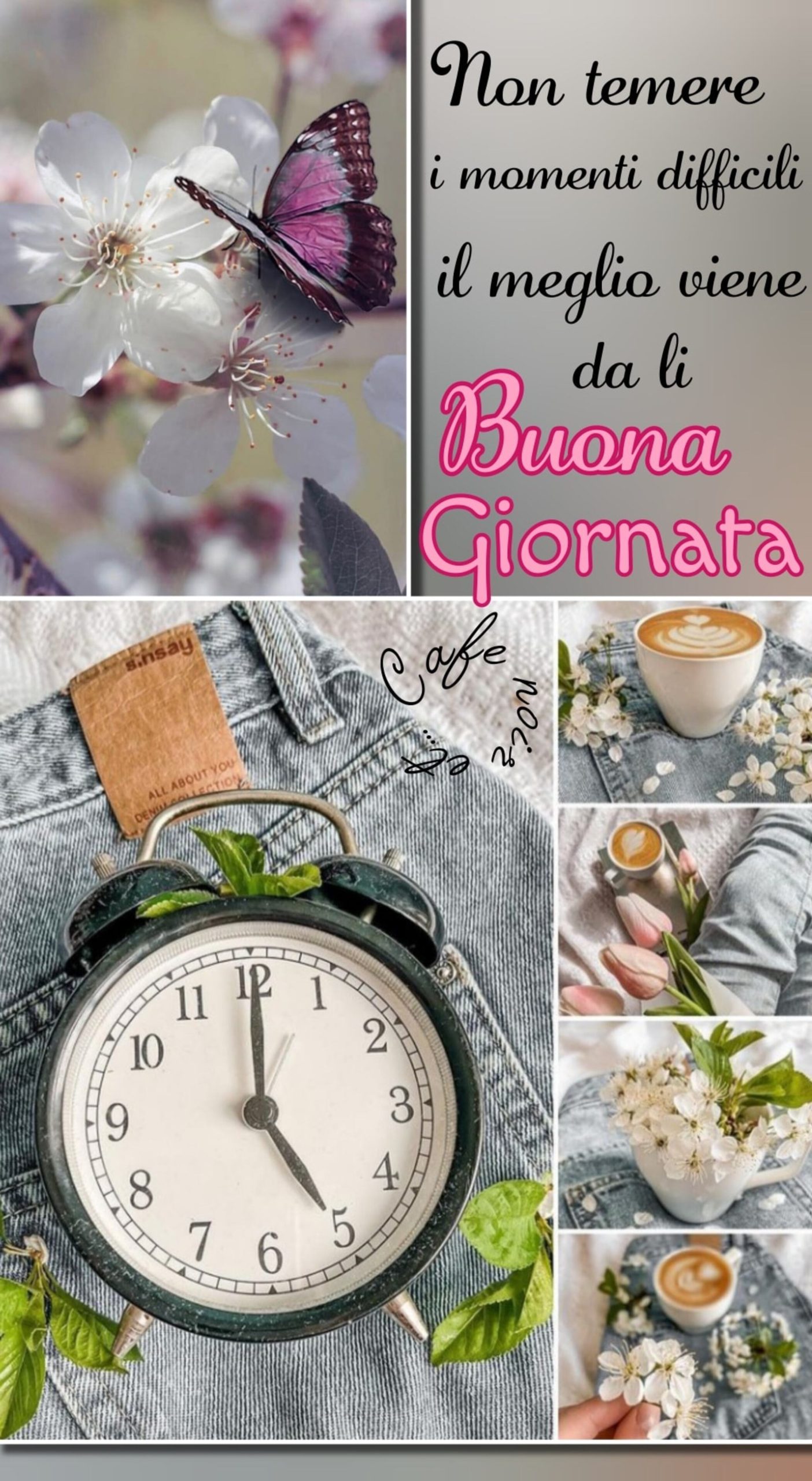 Non temere i momenti difficili il meglio viene da lì Buona Giornata