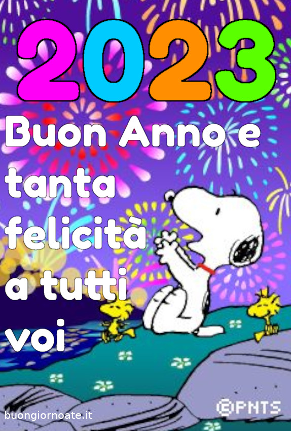 2023 buon anno e tanta felicitá a tutti voi