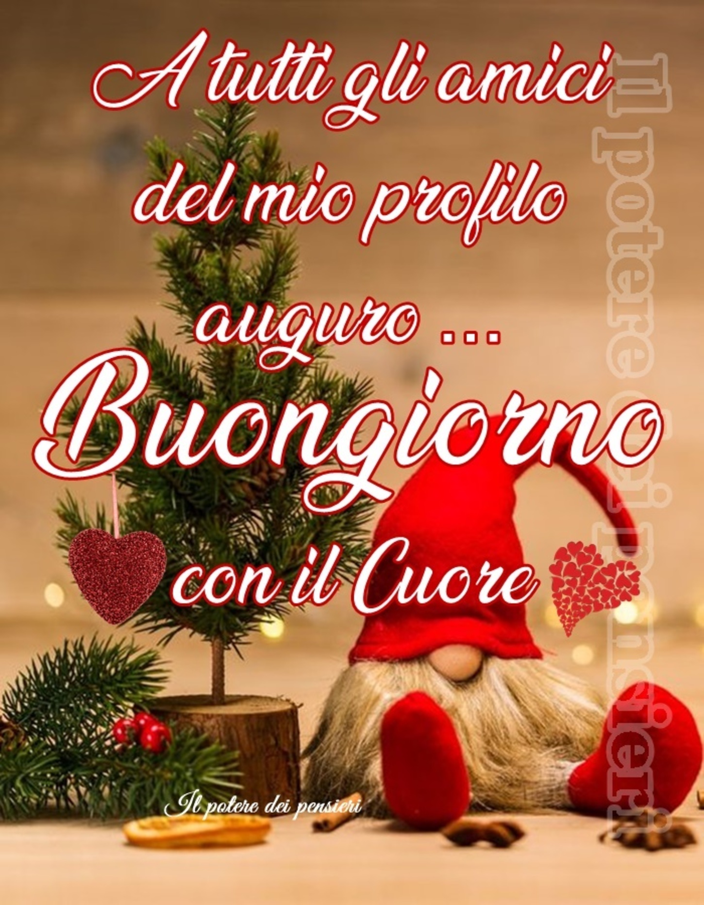 A tutti gli amici del mio profilo buongiorno Natale sta arrivando