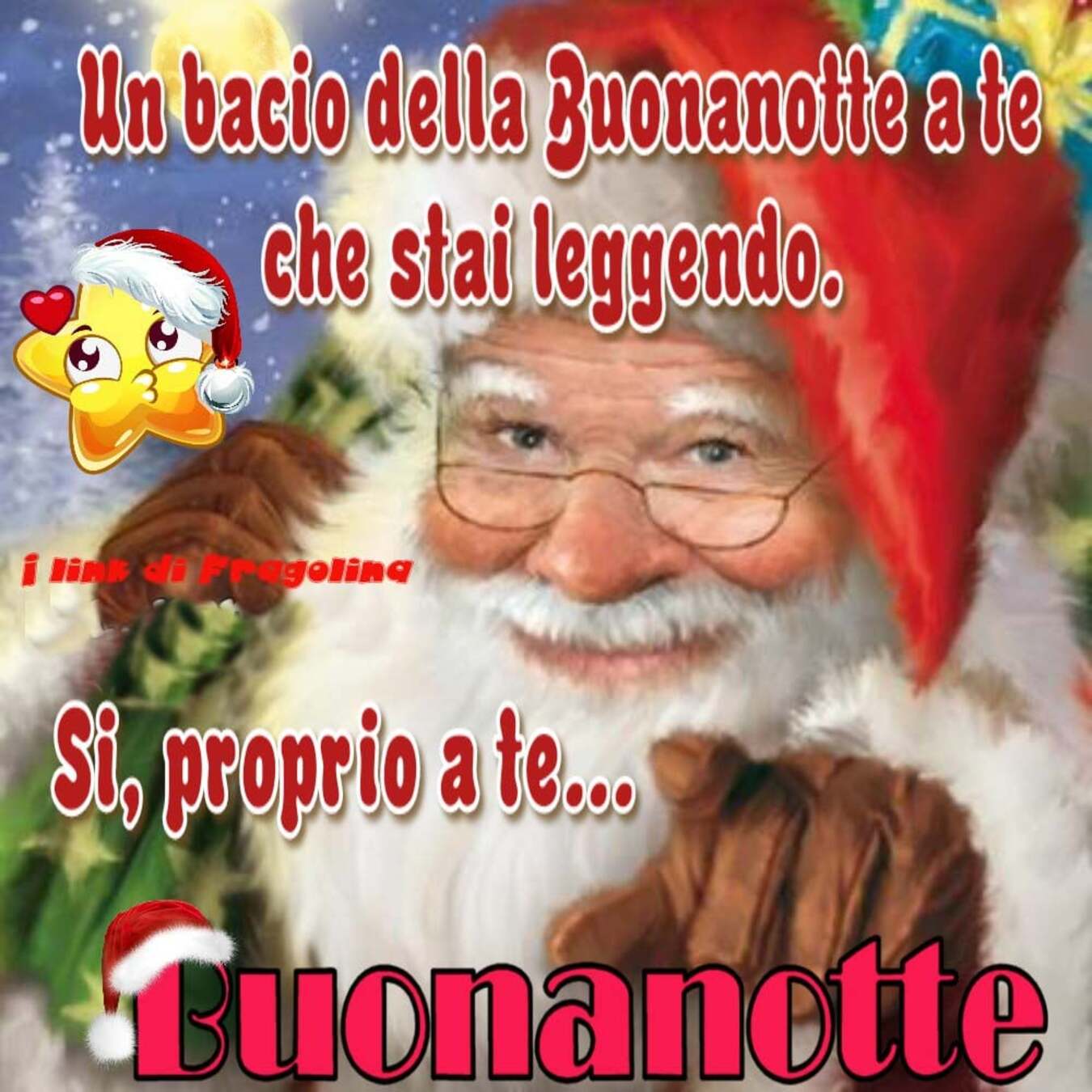 Babbo Natale buona notte a tutti