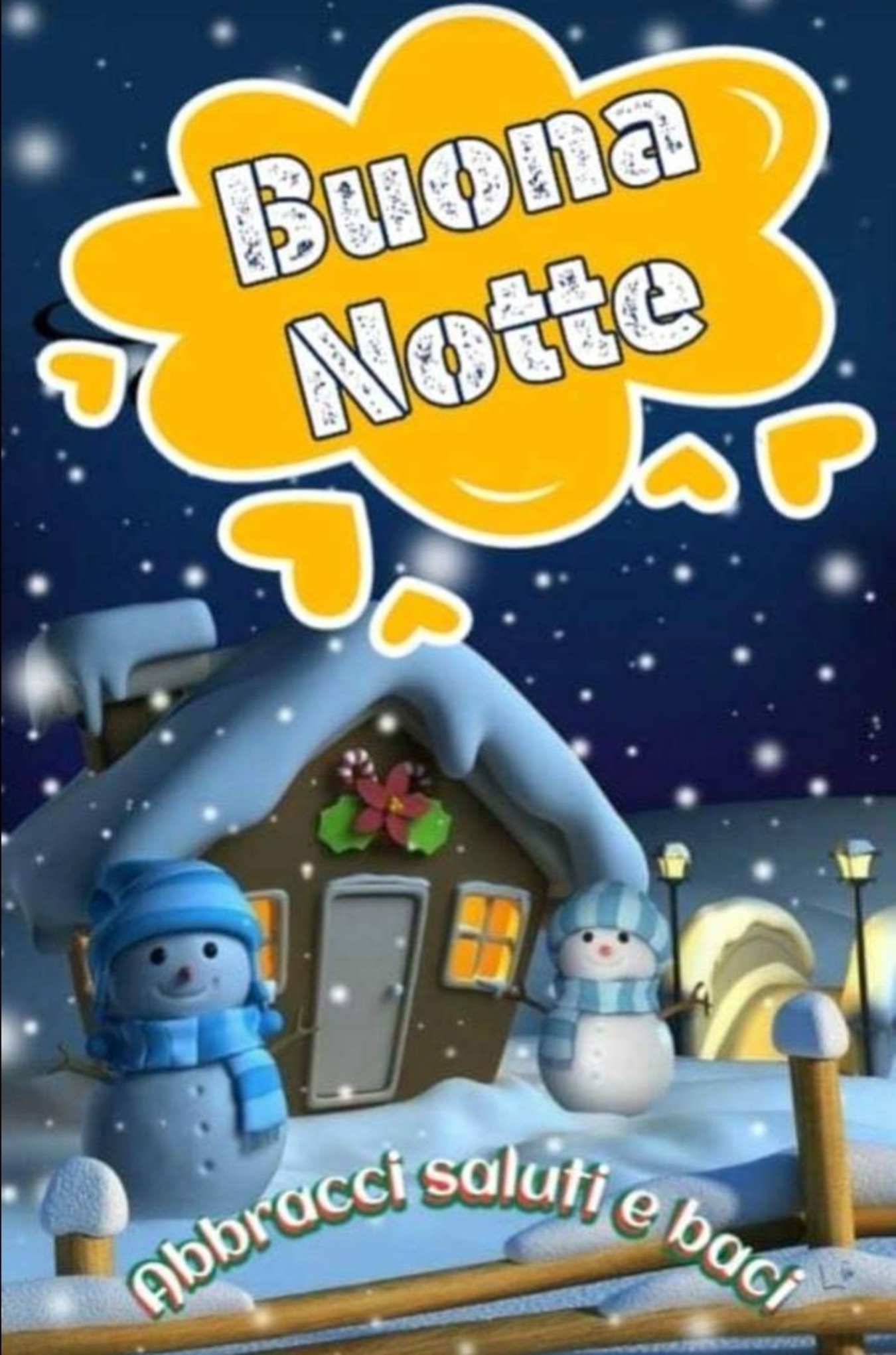 Buona Notte neve immagini di Natale (1)