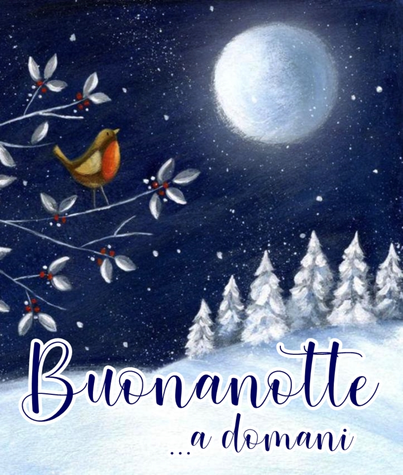 Buona Notte neve immagini di Natale (3)