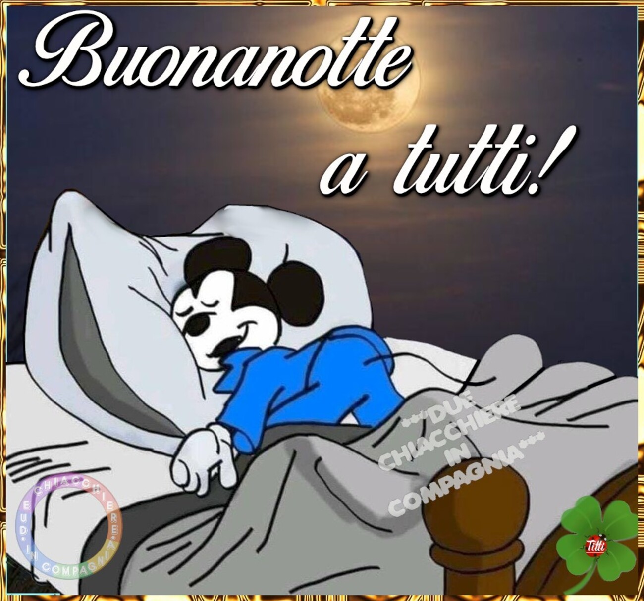 Buonanotte a tutti da Topolino