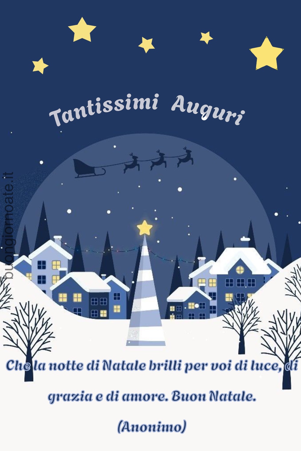 Tantissimi auguri con bel paesaggio